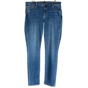 Buffalo David Bitton Pursuit Jeans Women Size 8 Blue Mid Rise Super Soft Skinny